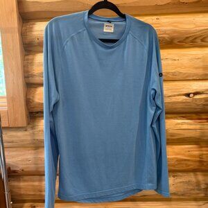 prAna - Men's Mission Trails Long Sleeve T Shirt - Blue